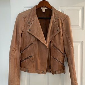 Sundance Motto leather jacket tan